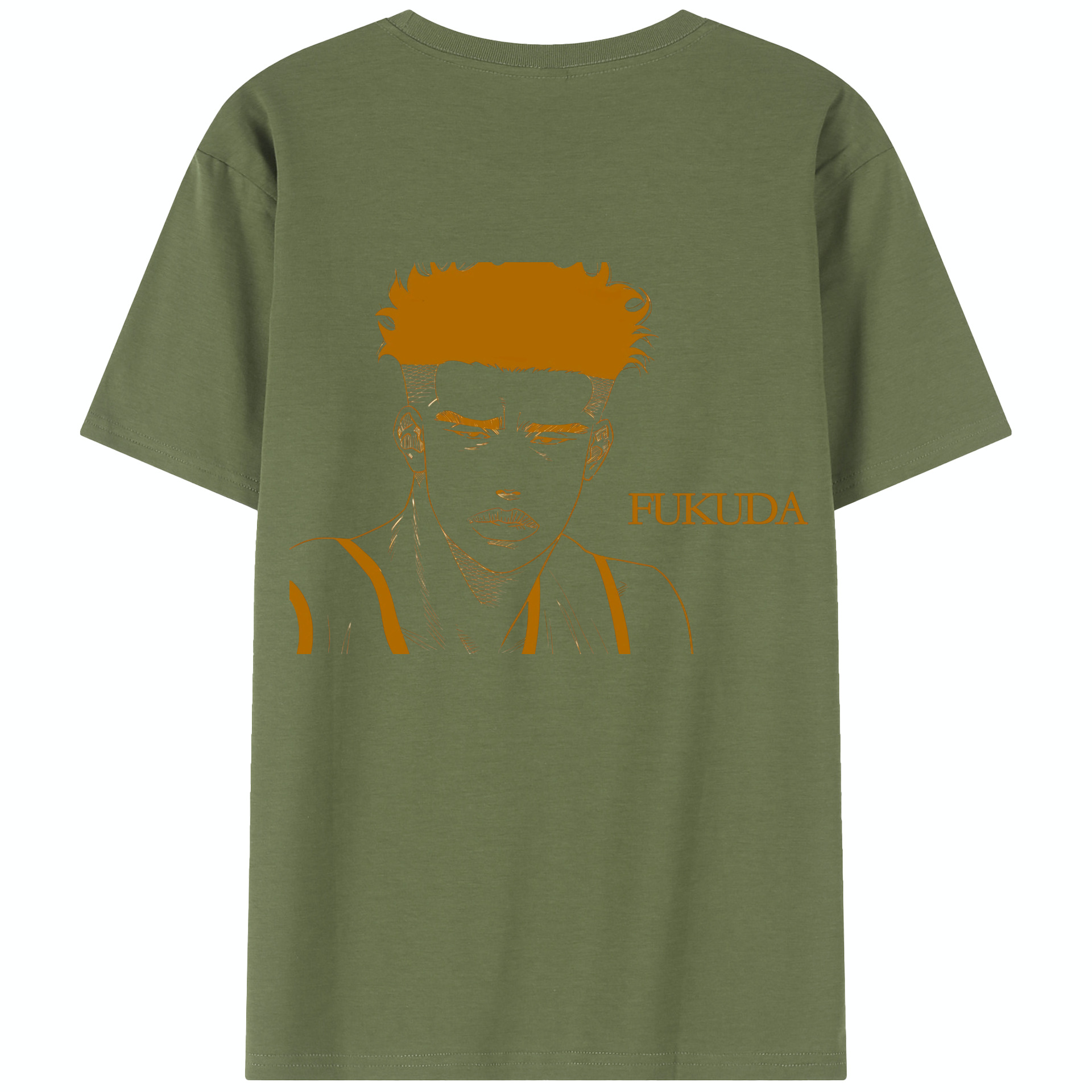 SLAM DUNK／スラムダンク 綿100％半袖Tシャツ（背面プリント）